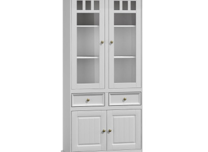 Vitrine Möbel Glas Schrank Vitrine Klassische Eckvitrine Eckschrank Glas Holz